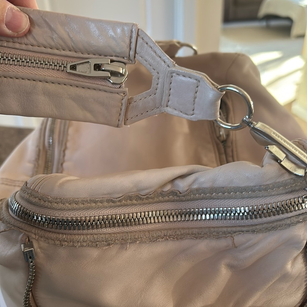 ALEXANDER WANG JANE PINK SILVER LEATHER BAG - Picture 5 of 16